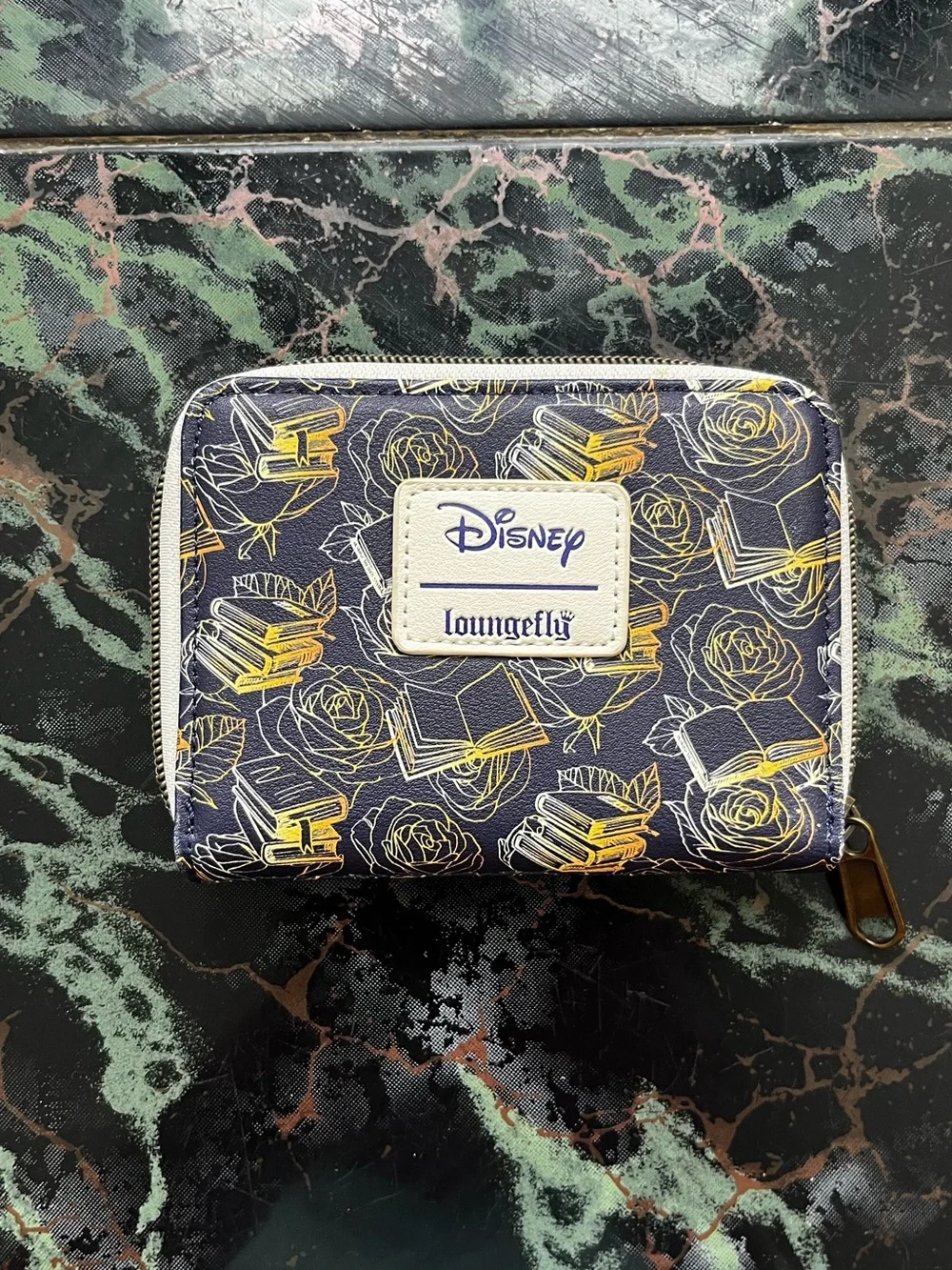 Loungefly Disney Beauty and the Beast Belle Book Wallet EUC